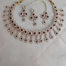 Gyaan Jewels Gold Plated Stones Studded & Beaded Jewellery Set-picture-29