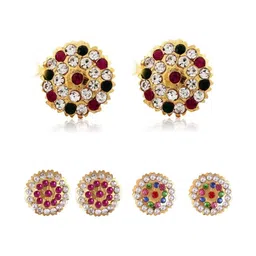 VIVASTRI Women Gold-Plated Alloy Earrings-picture-31
