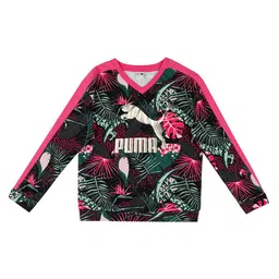 Puma Girls VACAY QUEEN Printed Sweatshirt-image-91
