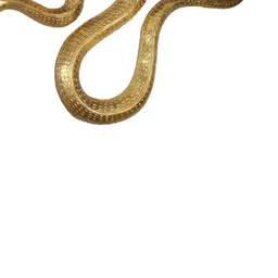 Exotic India Huge Serpents Brown Brass Glossy Wall Hangings image 5