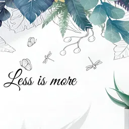 INDIAN ROYALS White & Green Leaves Butterflies Peel & Stick Wall Sticker-image-75