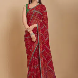 KALINI Poly Chiffon Bagh Saree-picture-37