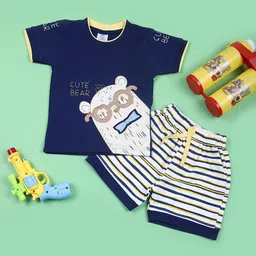 V-Mart Infant Printed Cotton T-shirt with Shorts-image-95