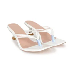 KALINI Embellished PVC Kitten Sandals-picture-15
