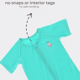 THE PLUSH CLUB Infants Half Sleeves Romper image 3