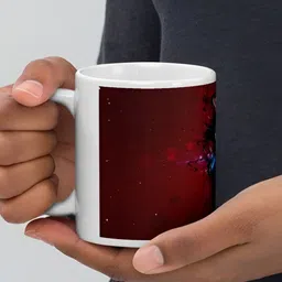 Mr UVD White Ceramic Cup image 2