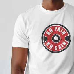 OUTLAWS Men Typography Printed Round Neck Cotton T-shirt image 2