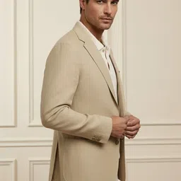 INVICTUS Notched Lapel Long Sleeves Single Breasted Blazer image 4