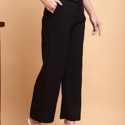 CORSICA Women Relaxed High-Rise Easy Wash Trousers image 5