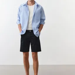 H&M Regular Fit Twill Shorts-picture-27