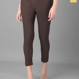 Comfort Lady Pack Of 2 Cotton Mid-Rise Trousers-picture-31