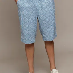 The Roadster Abstract Lifestyle Co Printed Mid Rise Shorts-picture-18