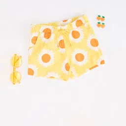 Pantaloons Junior Girls Printed Cotton Shorts-image-40