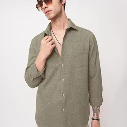 SZN Men Solid Shirt image 2