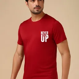 CASUALBUD Men Typography Printed Round Neck T-shirt-picture-36