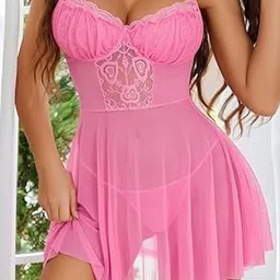 Ucollection Shoulder Straps Sleeveless Baby Doll image 4