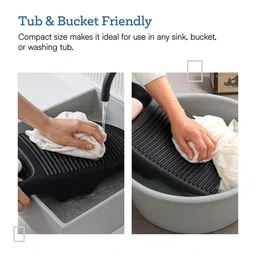 Kuber Industries Black Plastic Bath Accessories Set image 4