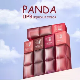 RED 4 Panda Lips Waterproof Liquid Lip Color - 5 ml - Shade 218 image 3