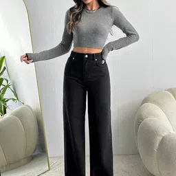 R.Code by The Roadster Life Co. Women Comfort Relaxed Fit High-Rise Jeans image 4