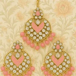 Fashion Doc Stone-Studded & Beaded Jewellery Set-picture-37