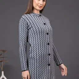 Anouk Women Self Design Longline Cardigan image 3