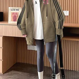 JC Mode Women Colourblocked Knitted Jacket image 3