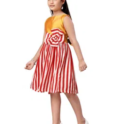BAESD Striped Fit & Flare Dress image 4