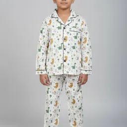 YK Boys Printed Night suit image 3