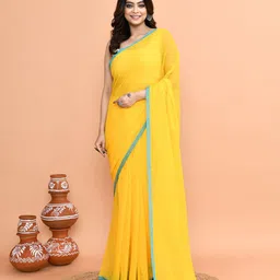 SPRISH Pure Cotton Khadi Saree-picture-32