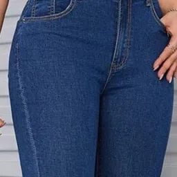 GRX Women Bootcut High-Rise Clean Look Cotton Jeans image 5