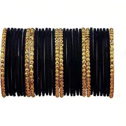 SAND Set of 32 Glass Artificial Stones Bangle-picture-11