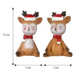 Myntra Elegant Homes Brown Figurine Showpiece image 5