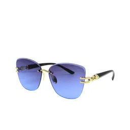 RICH CLUB Unisex Oval Sunglasses with UV Protected Lens Butterfly Sunglasses-image-86