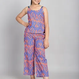 Baawri Girls Printed Top with Trousers-picture-14