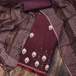 Maroosh Embroidered Unstitched Dress Material-image-32