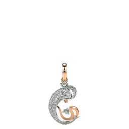 VALANOVA Women 18 Kt Rose Gold Lab Grown Diamond Pendant 1.25gm-picture-37
