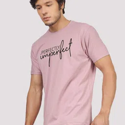 Greylongg Typography Printed Round Neck Cotton T-shirt image 4