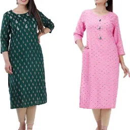 Vishakha Style Women Ethnic Motifs Printed Kurta image 2
