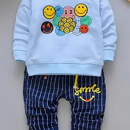 ELPIXIE FASHION Unisex Blue Clothing Set-picture-42