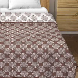 Doristyle Purple 500 GSM Checked Microfiber Double Bed Comforter image 4