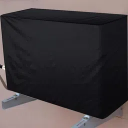 The Furnishing Tree Black Plastic Air Conditioner Cover image 4