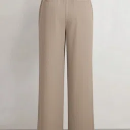 Next One Women Smart Straight Fit High-Rise Easy Wash Trousers image 2