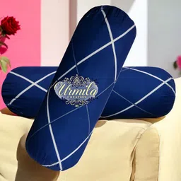 urmila creation Round Microfibre Geometric Bolster Pack of 2-picture-34