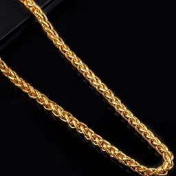 The Roadster Lifestyle Co. Men Gold-Plated Classic Wheat Chain-picture-13