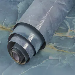 Aura Pack OF-2 Blue & White Printed Self Adhesive Wallpaper-image-92