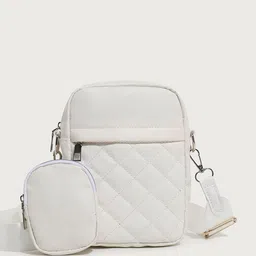 CORSICA Women Textured PU Bucket Satchel with Quilted-image-97