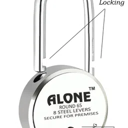 alone Round 50mm Long Neck 20 Keys Same 2 Padlocks for home door gate shutter shop Padlock image 3