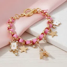 DressBerry Women Cubic Zirconia Charm Bracelet-picture-13