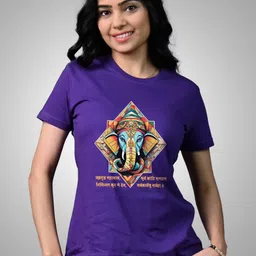 Tedhi Medhi Family Women Graphic Printed Round Neck Cotton Slim Fit T-shirt-image-46