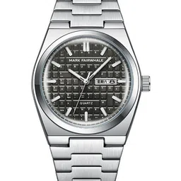 mark fairwhale Men Dial & Stainless Steel Straps Analogue Multi Function Watch FW-5012-S1-picture-18